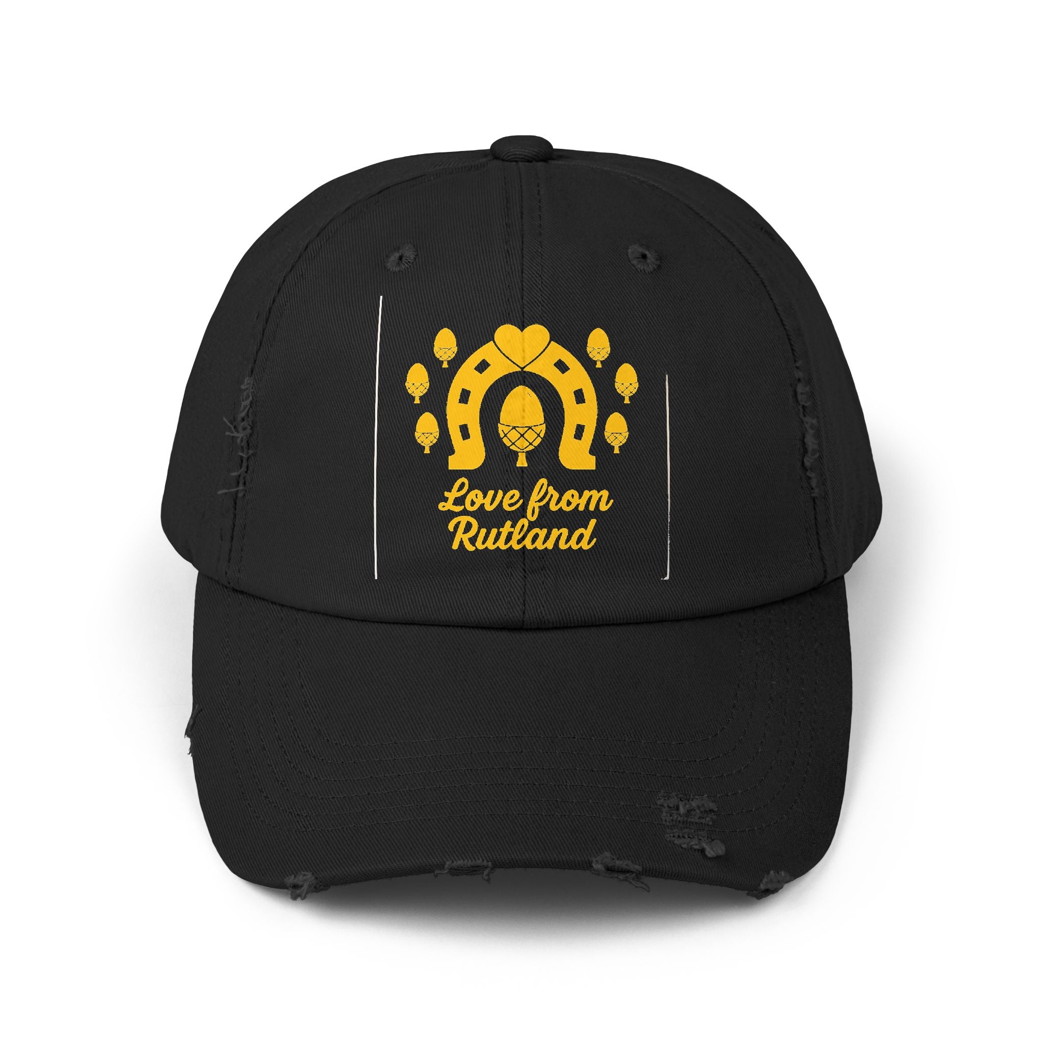 Trendy Distressed Cap with Classic Logo Design