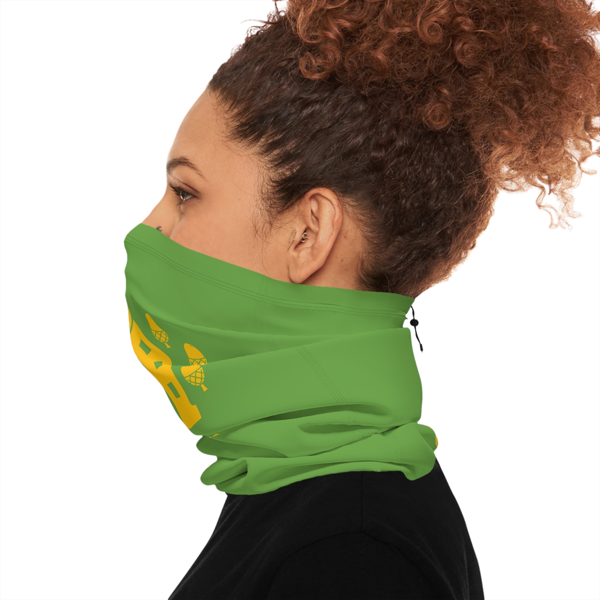 Classic Logo Cozy Winter Neck Gaiter with Drawstring