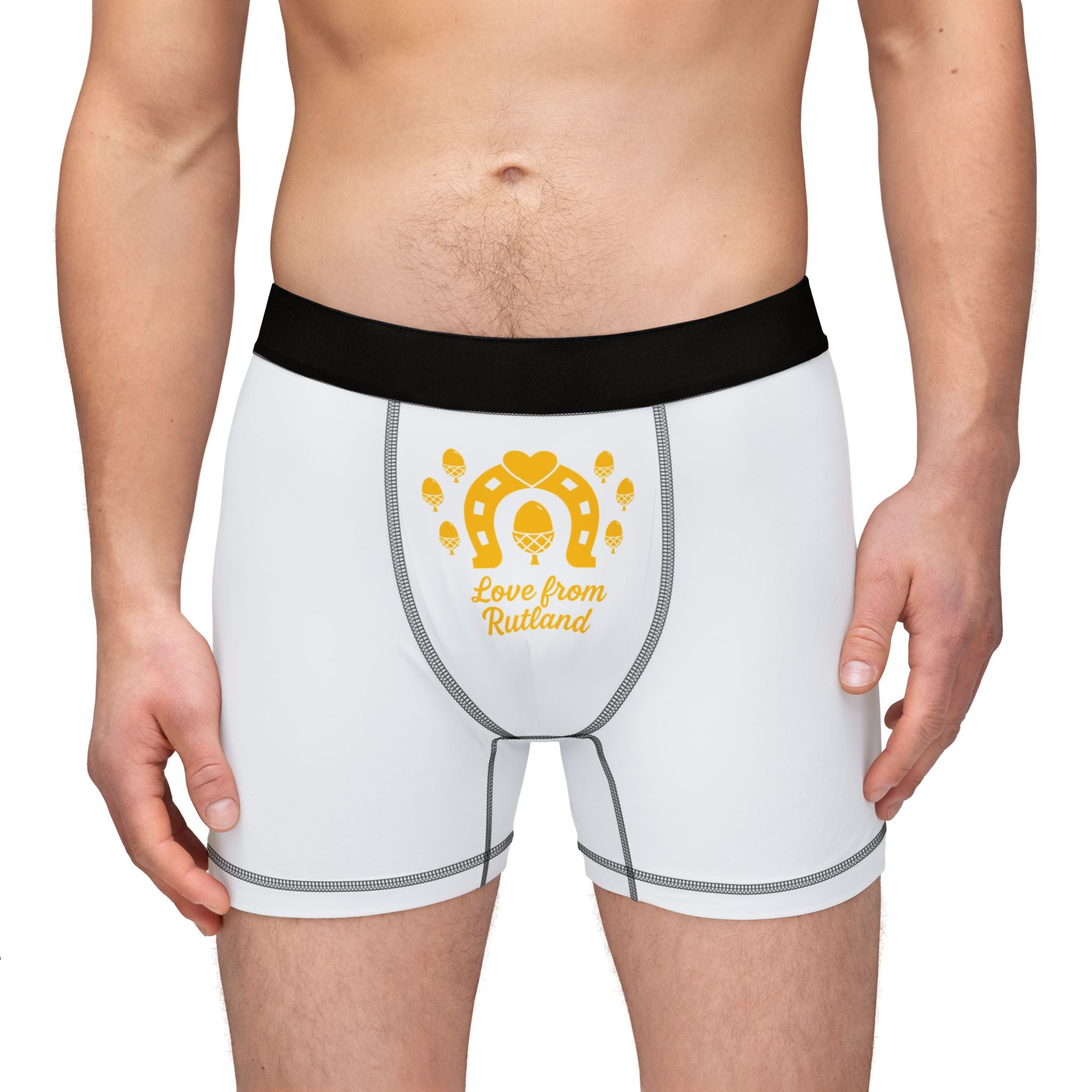 Men's Boxers with Classic Logo Design