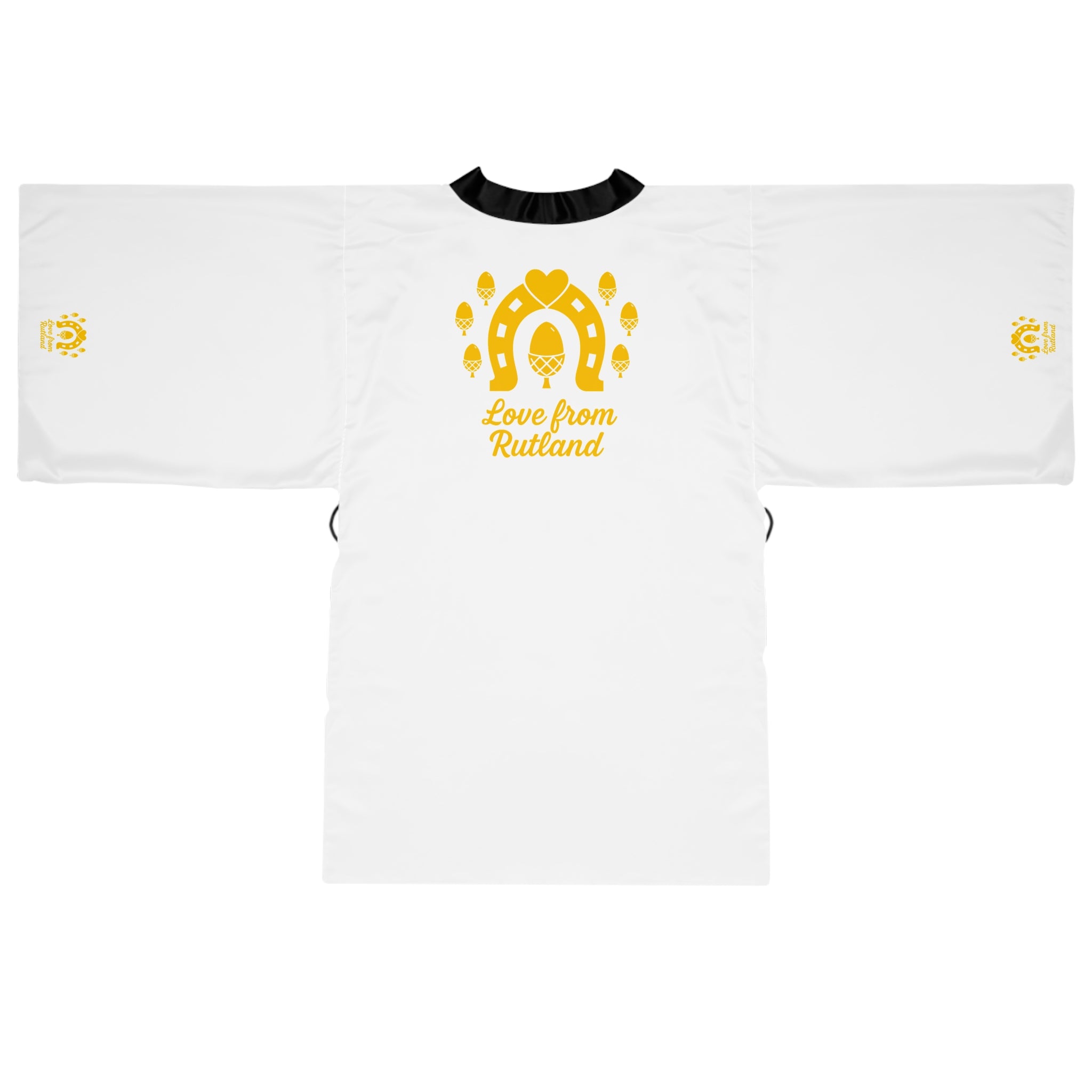 Classic Logo Long Sleeve Kimono Robe