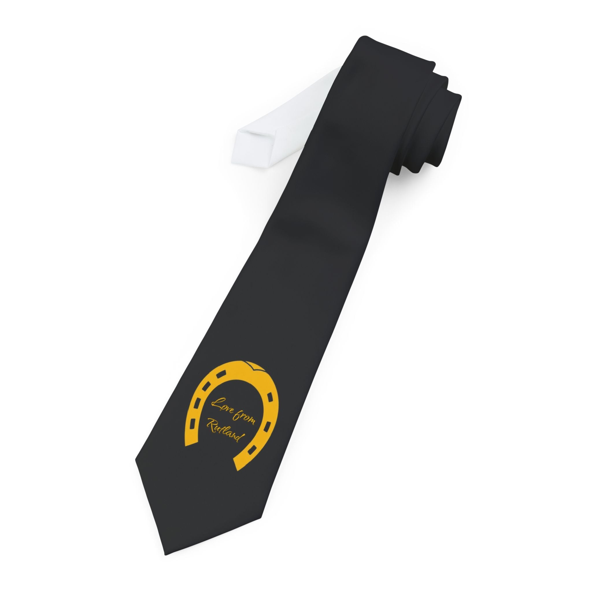 Classic Logo Black Love From Rutland Necktie