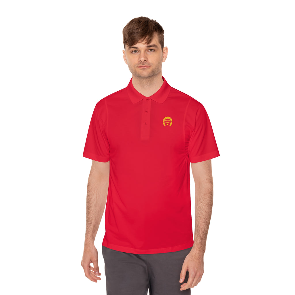 Heart & Horseshoe Men's Sport Polo Shirt