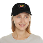 Heart & Horseshoe Cap with Leather Patch (Round)