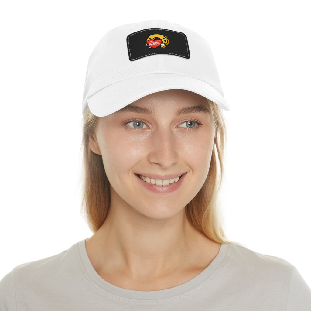 Heart & Horseshoe Cap with Leather Patch (Rectangle)