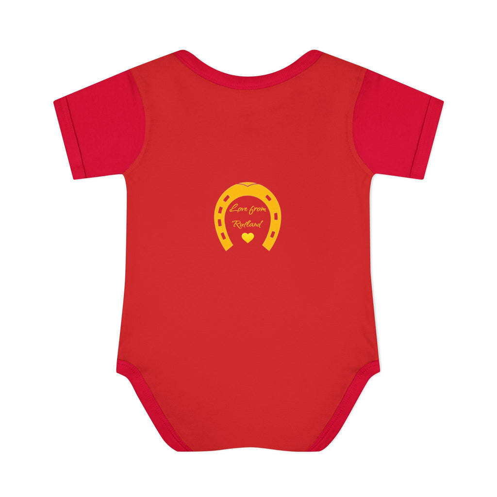 Heart & Horseshoe Bodysuit - Cute Gift for Newborns, Baby Shower, Birthday Outfit, Infants,