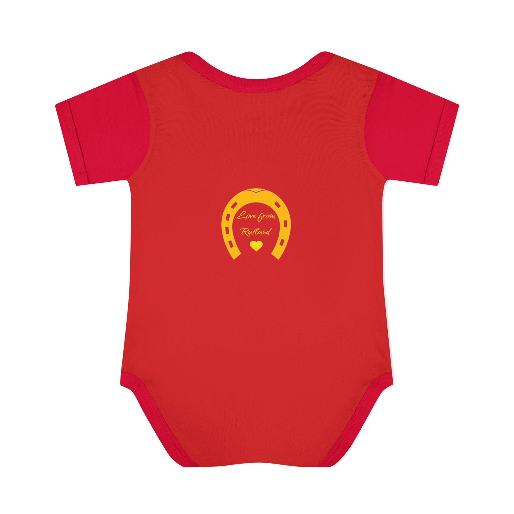 Heart & Horseshoe Bodysuit - Cute Gift for Newborns, Baby Shower, Birthday Outfit, Infants,