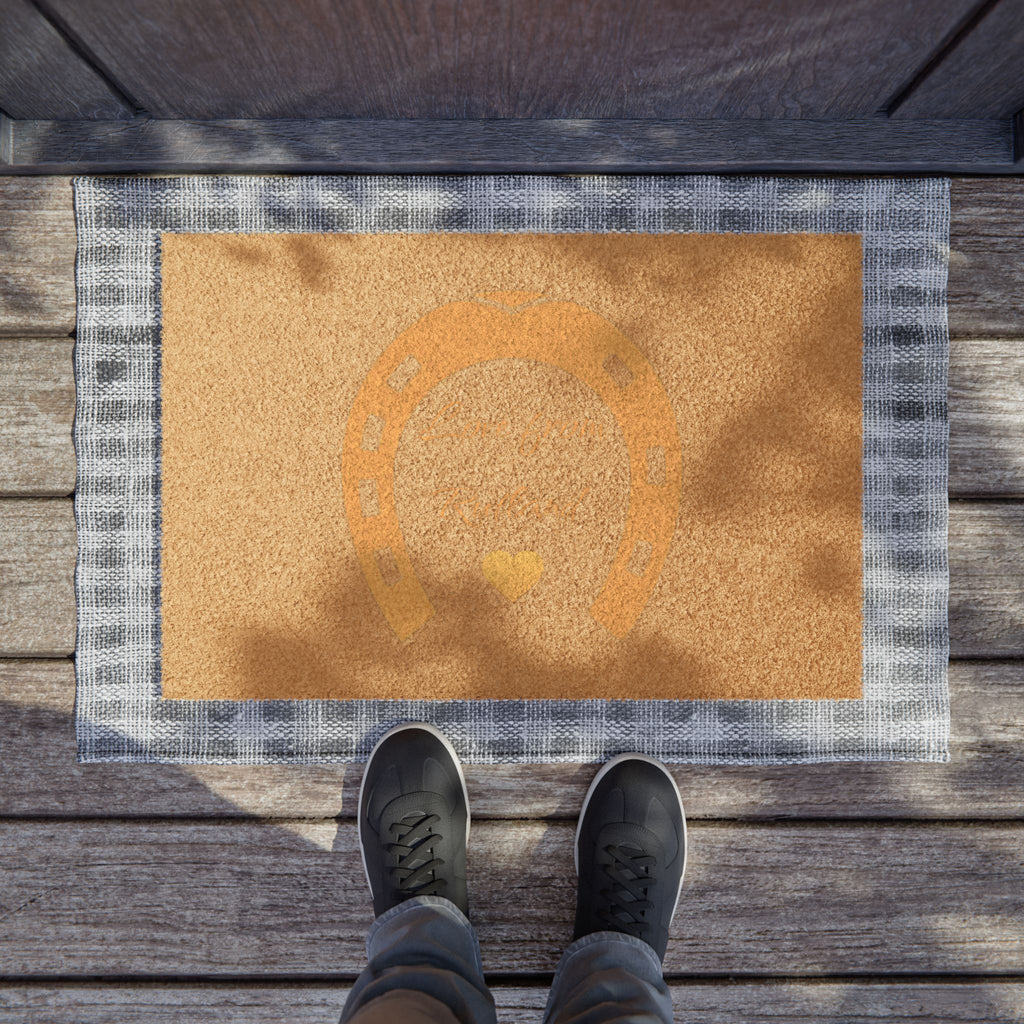 Heart & Horseshoe Doormat
