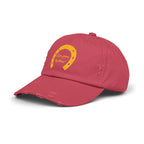 Trendy Distressed Cap with Classic Logo Design