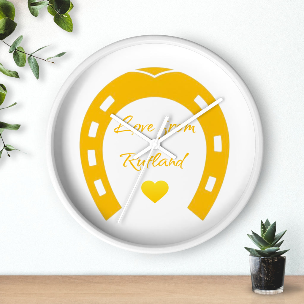 Heart & Horseshoe Wall Clock