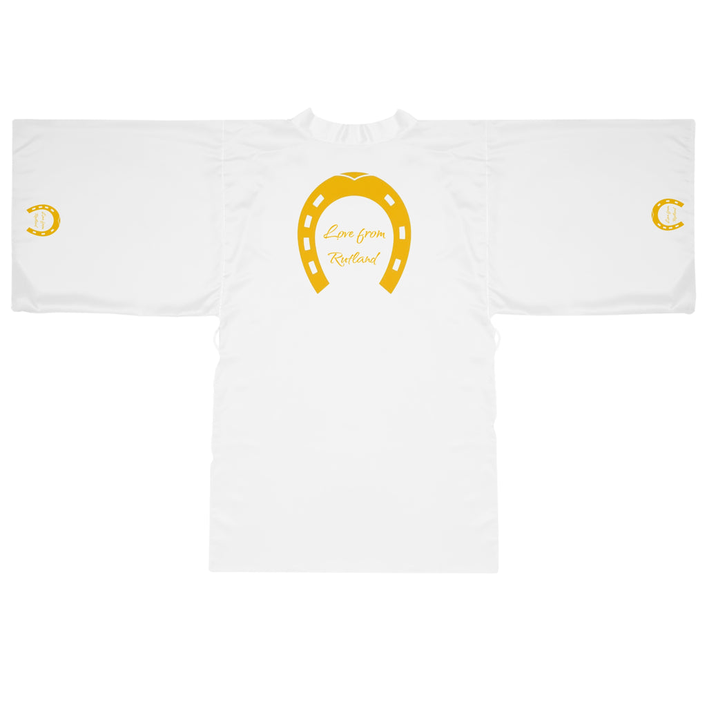 Classic Logo Long Sleeve Kimono Robe