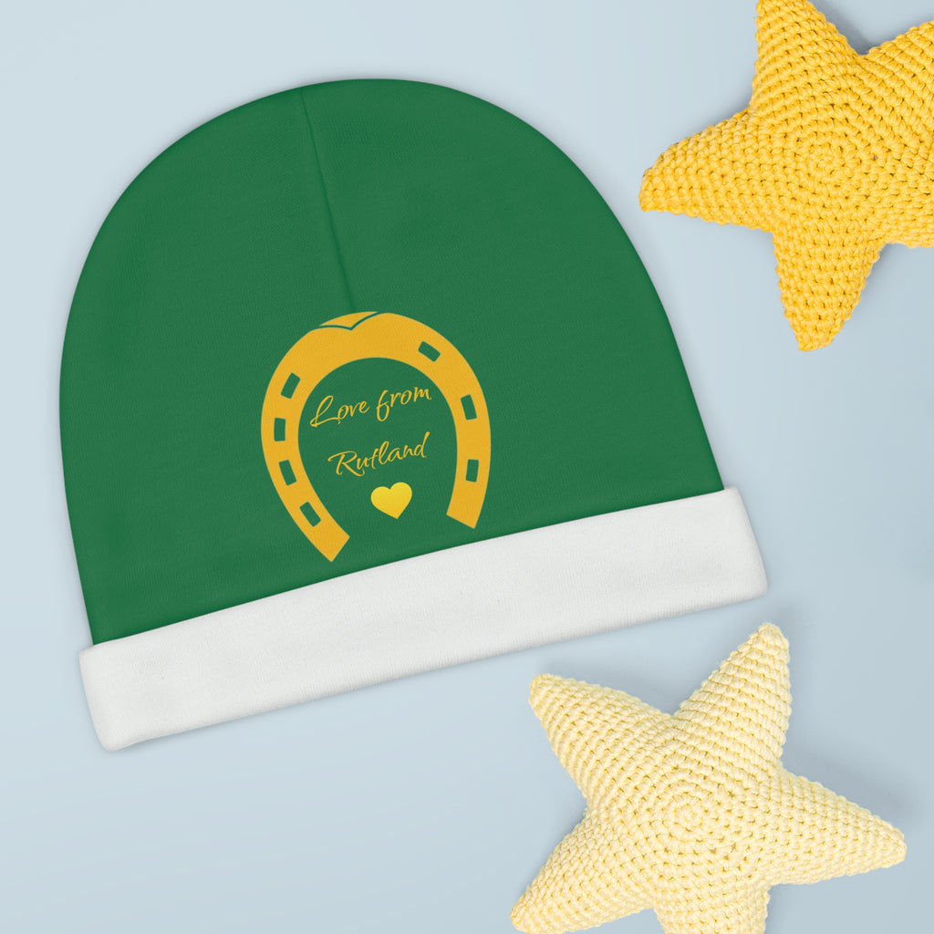 Heart & Horseshoe Baby Beanie