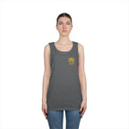 Sunshine Goddess Unisex Heavy Cotton Tank Top, Summer Style, Casual Wear, Beach Day Outfit, Gift for Her, Vacation Attire
