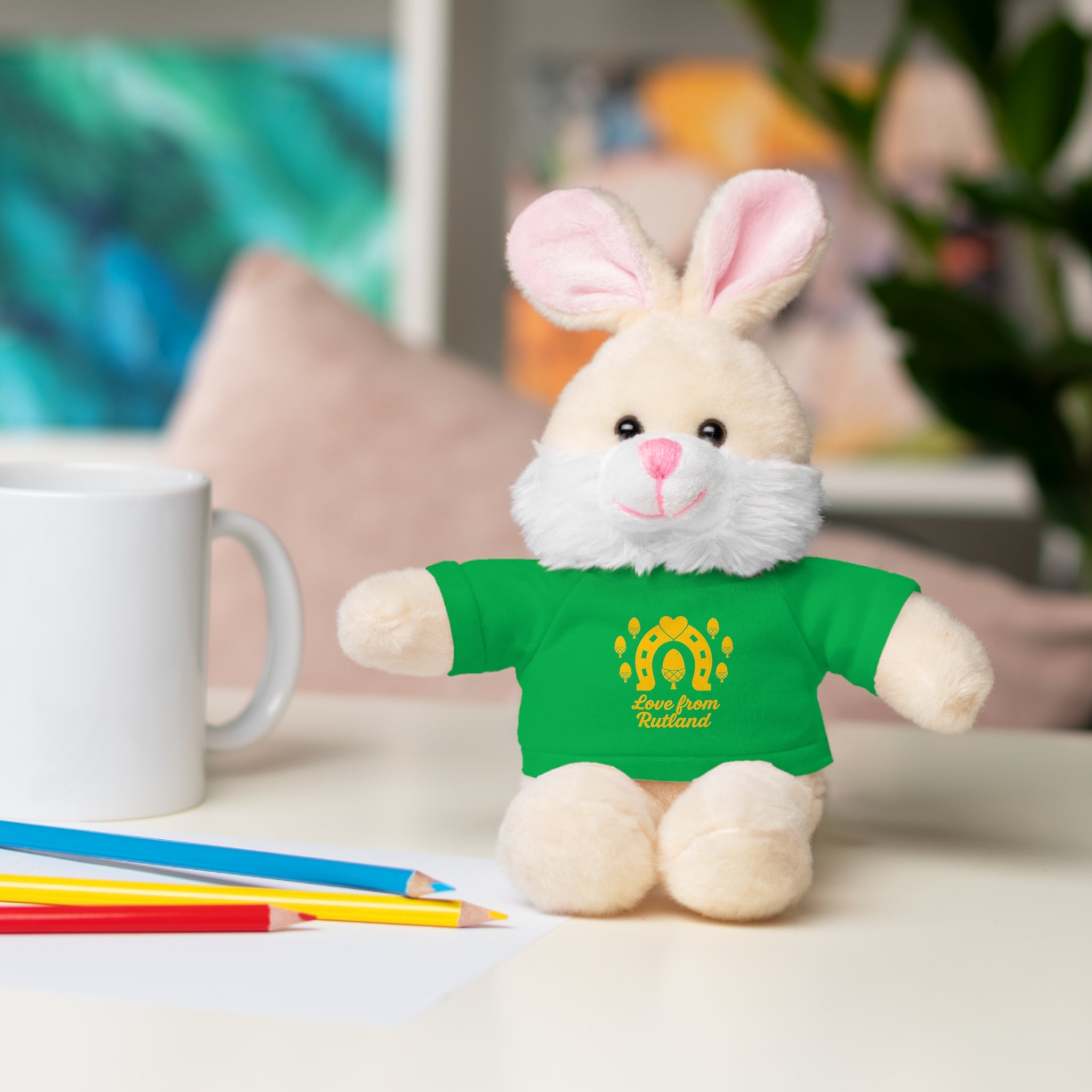 Huggable Teddy Toy with Classic Logo Tee