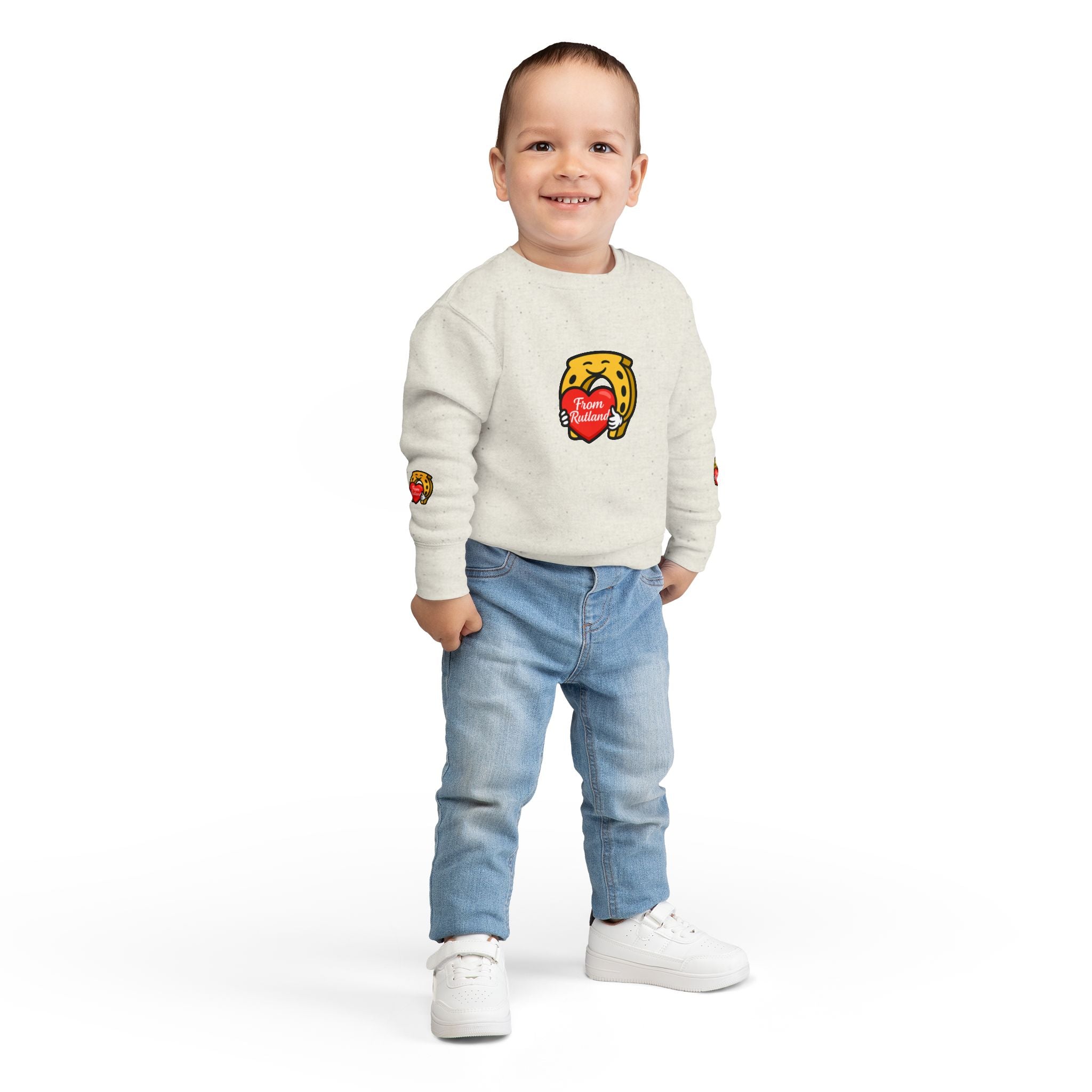 Heart & Horseshoe Toddler Sweatshirt