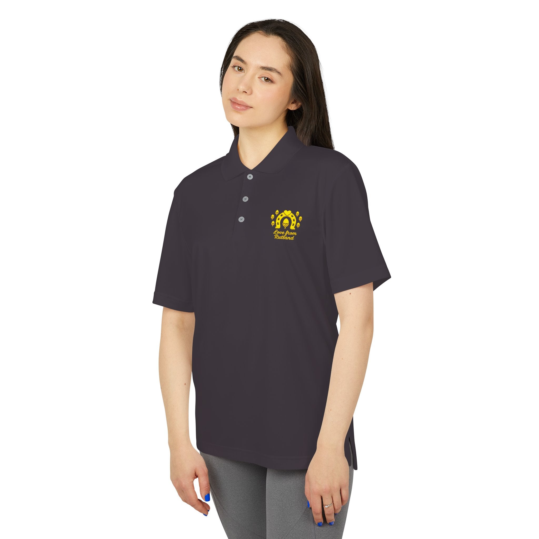 Classic Logo Adidas Unisex Performance Polo
