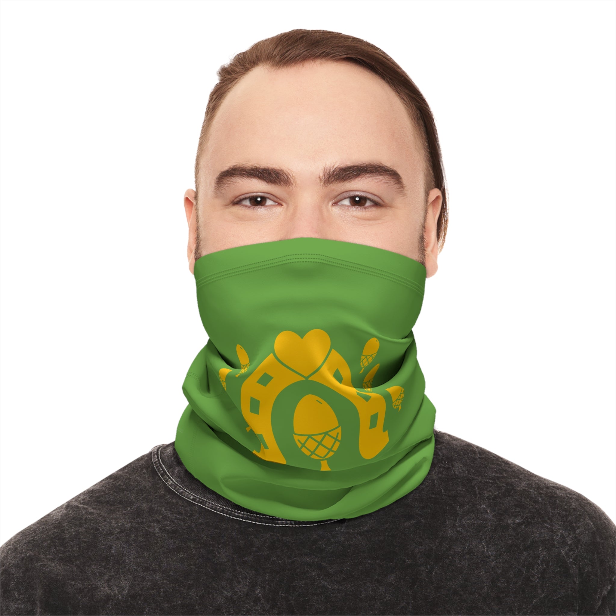 Classic Logo Cozy Winter Neck Gaiter with Drawstring