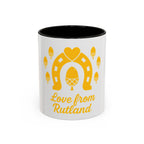 Classic Logo Colourful Love From Rutland Mug