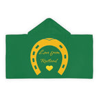 Heart & Horseshoe Youth Hooded Towel
