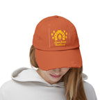 Trendy Distressed Cap with Classic Logo Design