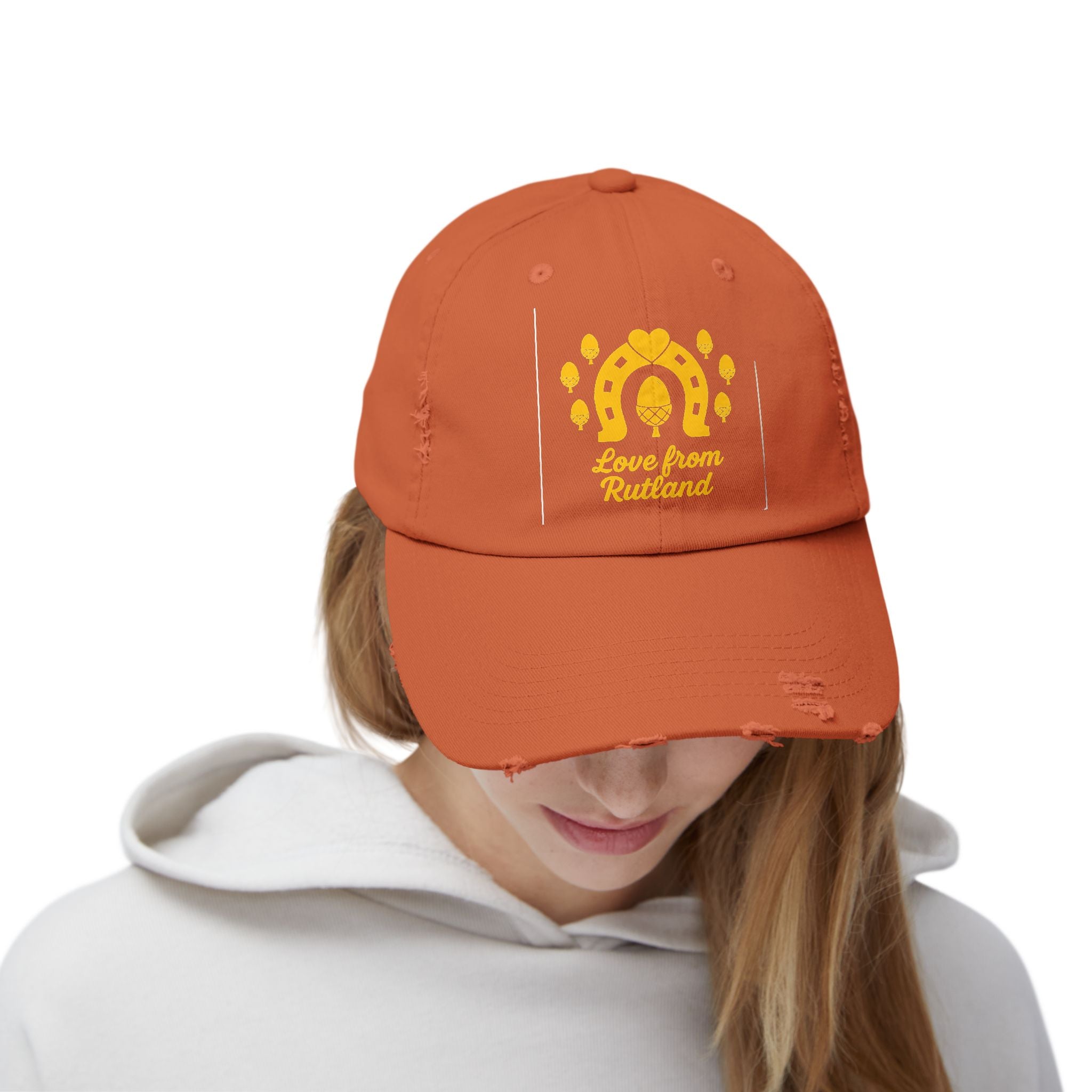 Trendy Distressed Cap with Classic Logo Design