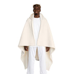 Horseshoe & Heart Hooded Sherpa Fleece Blanket