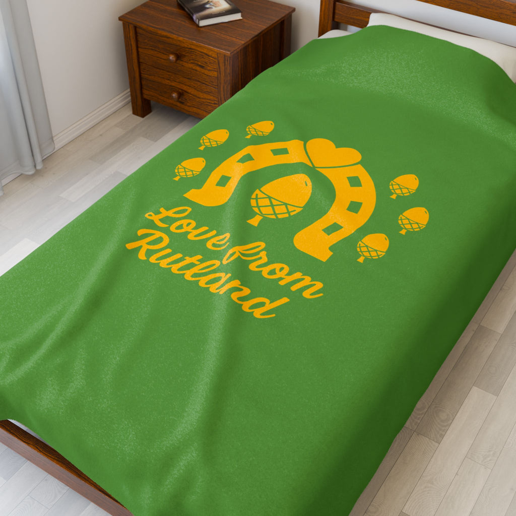 Classic Logo Velveteen Plush Blanket