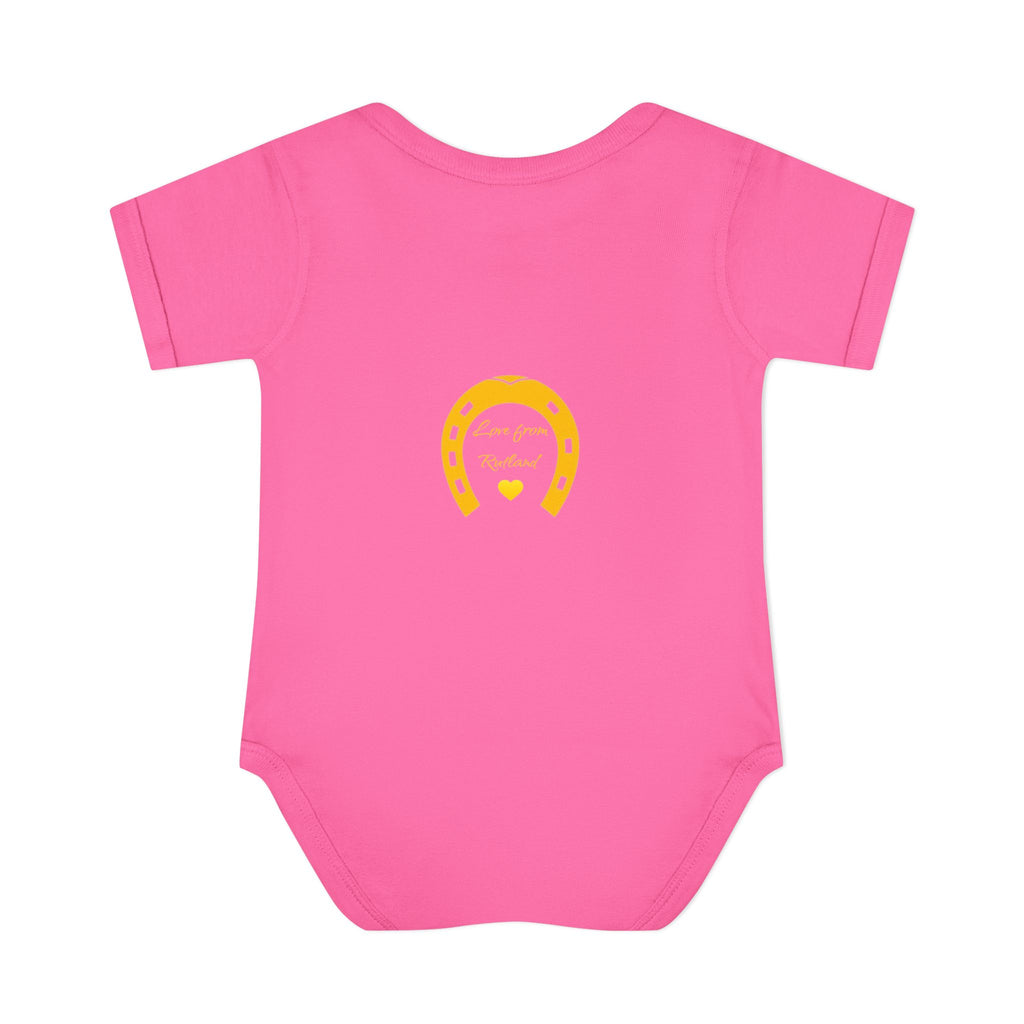Heart & Horseshoe Bodysuit - Cute Gift for Newborns, Baby Shower, Birthday Outfit, Infants,