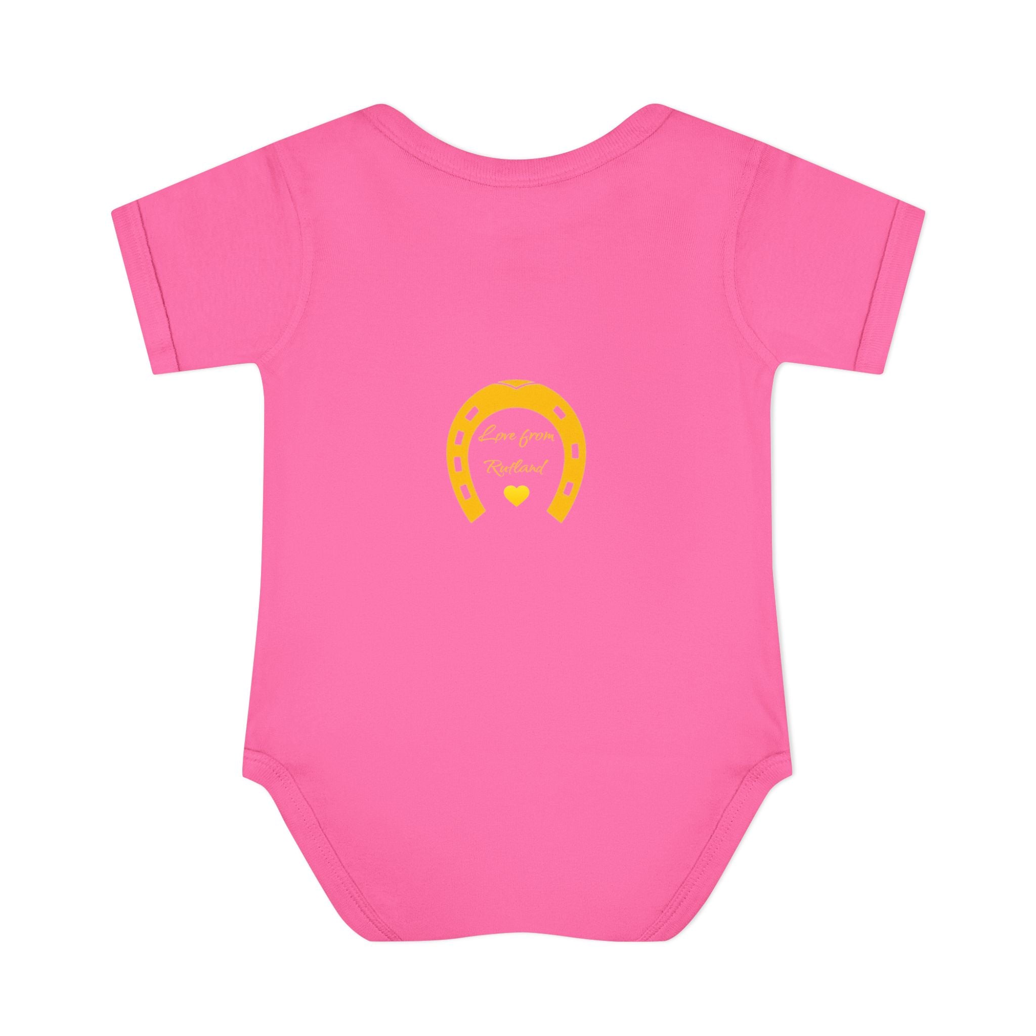 Heart & Horseshoe Bodysuit - Cute Gift for Newborns, Baby Shower, Birthday Outfit, Infants,