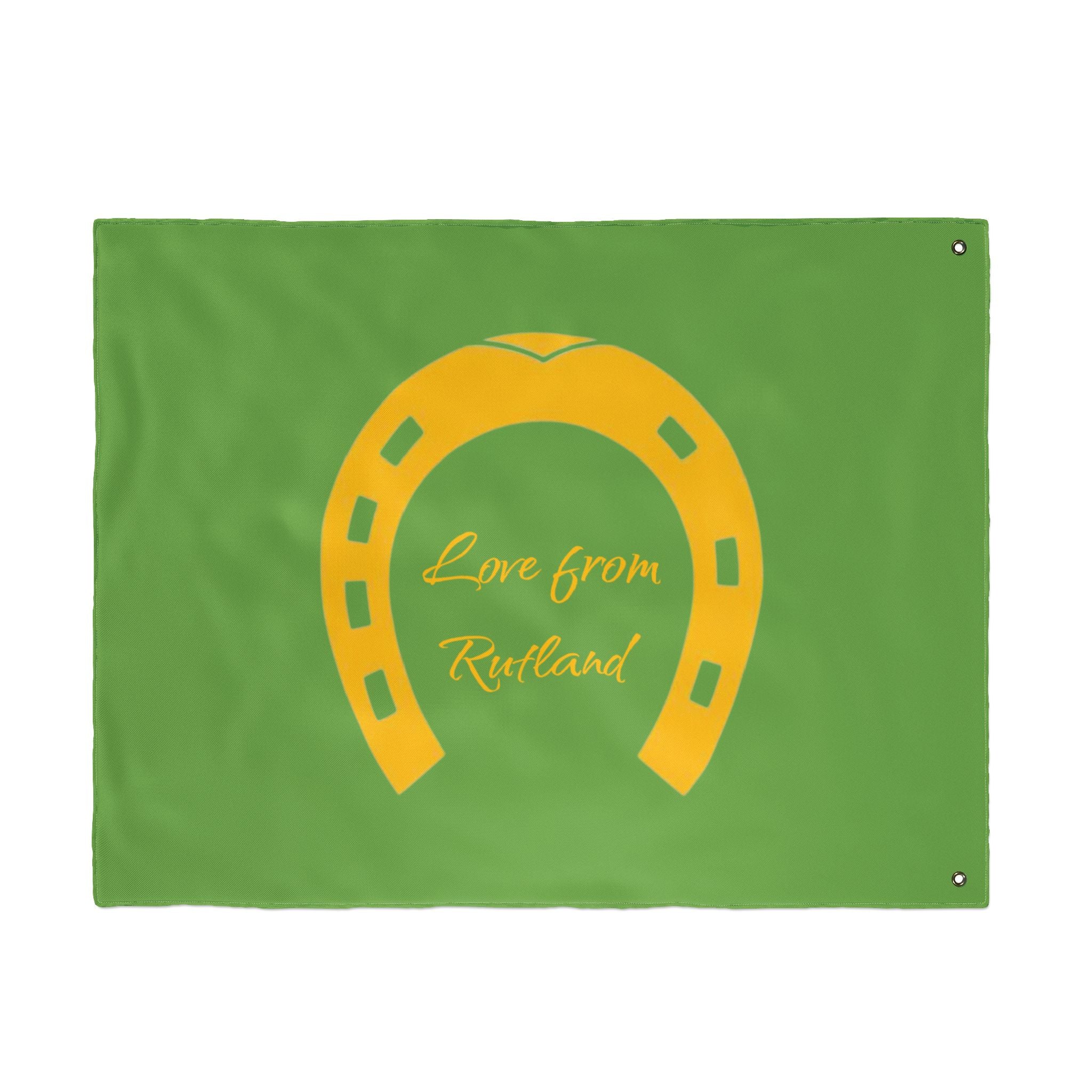 Classic Logo Love From Rutland Double Sided Flag