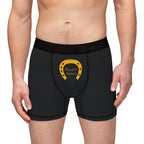 Men's Boxers with Classic Logo Design