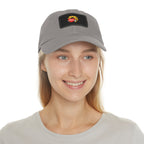 Heart & Horseshoe Cap with Leather Patch (Rectangle)