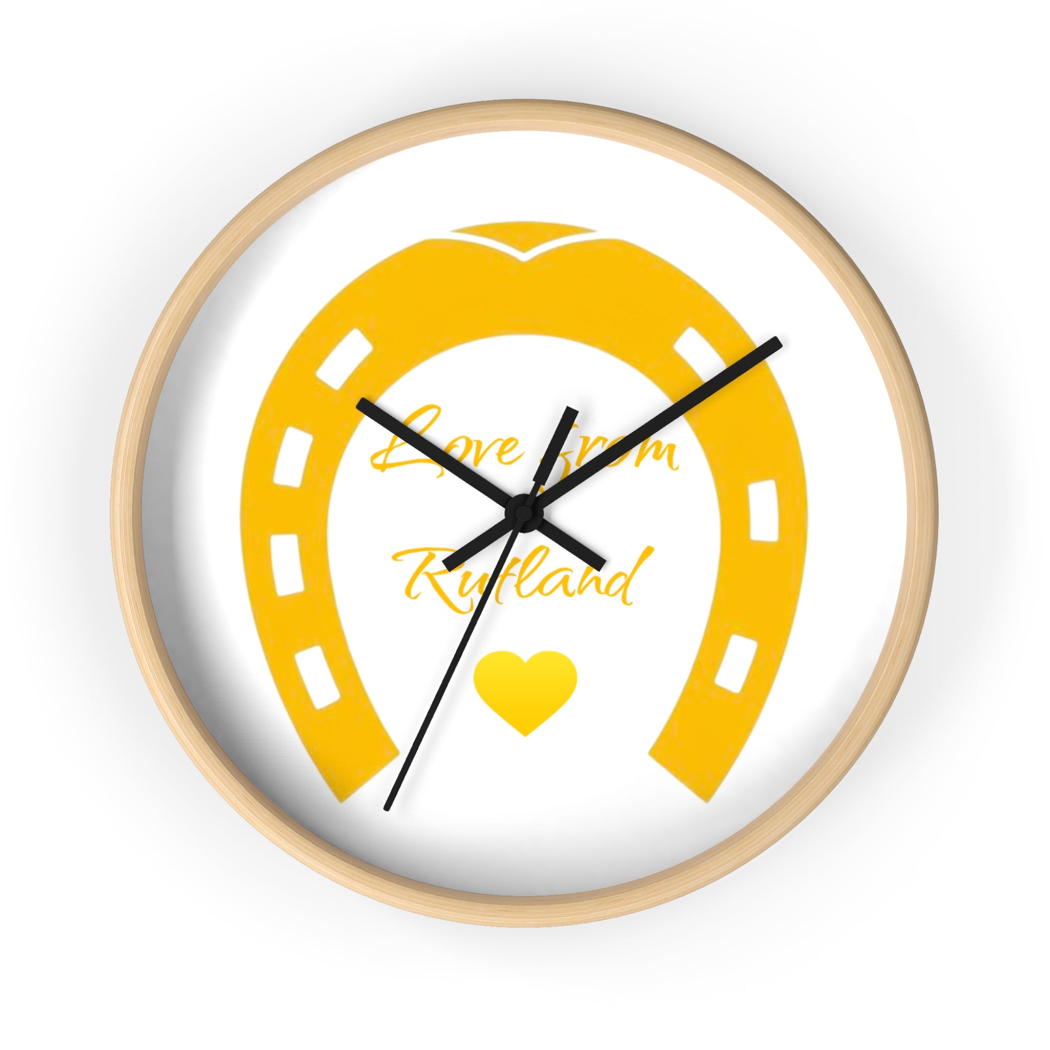 Heart & Horseshoe Wall Clock