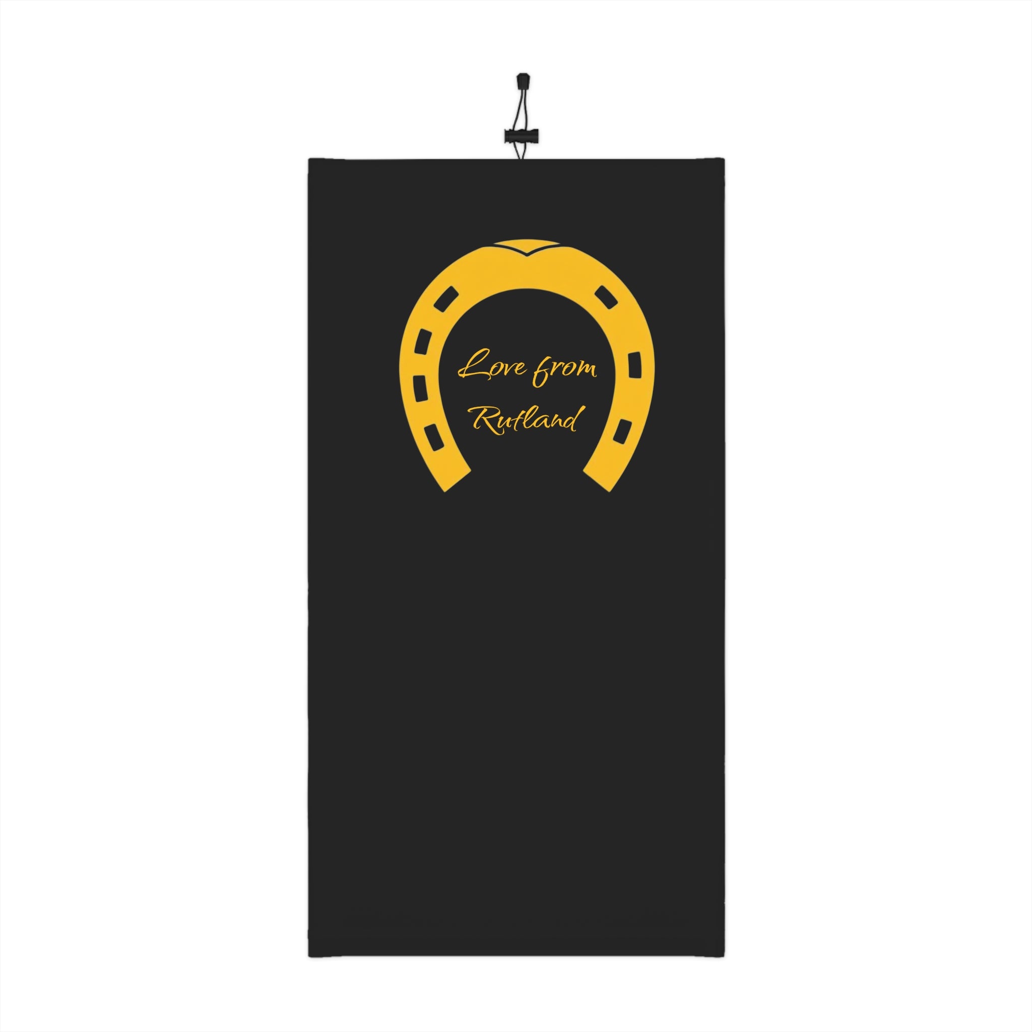 Classic Logo Cozy Winter Neck Gaiter with Drawstring - Black