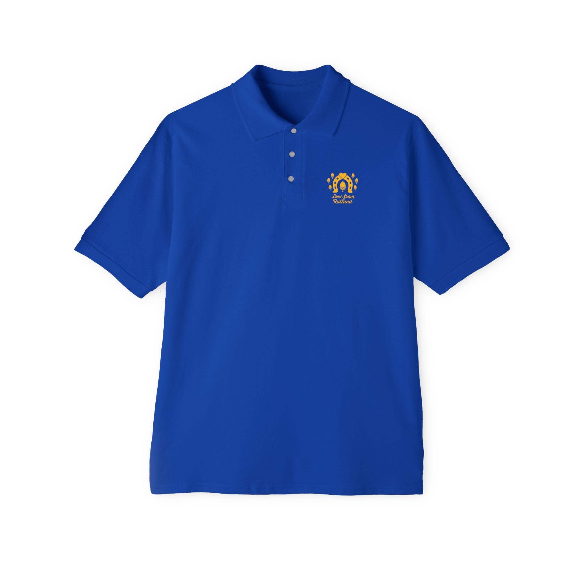 Stylish Men's Piqué Classic Logo Polo Shirt