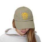 Trendy Distressed Cap with Classic Logo Design