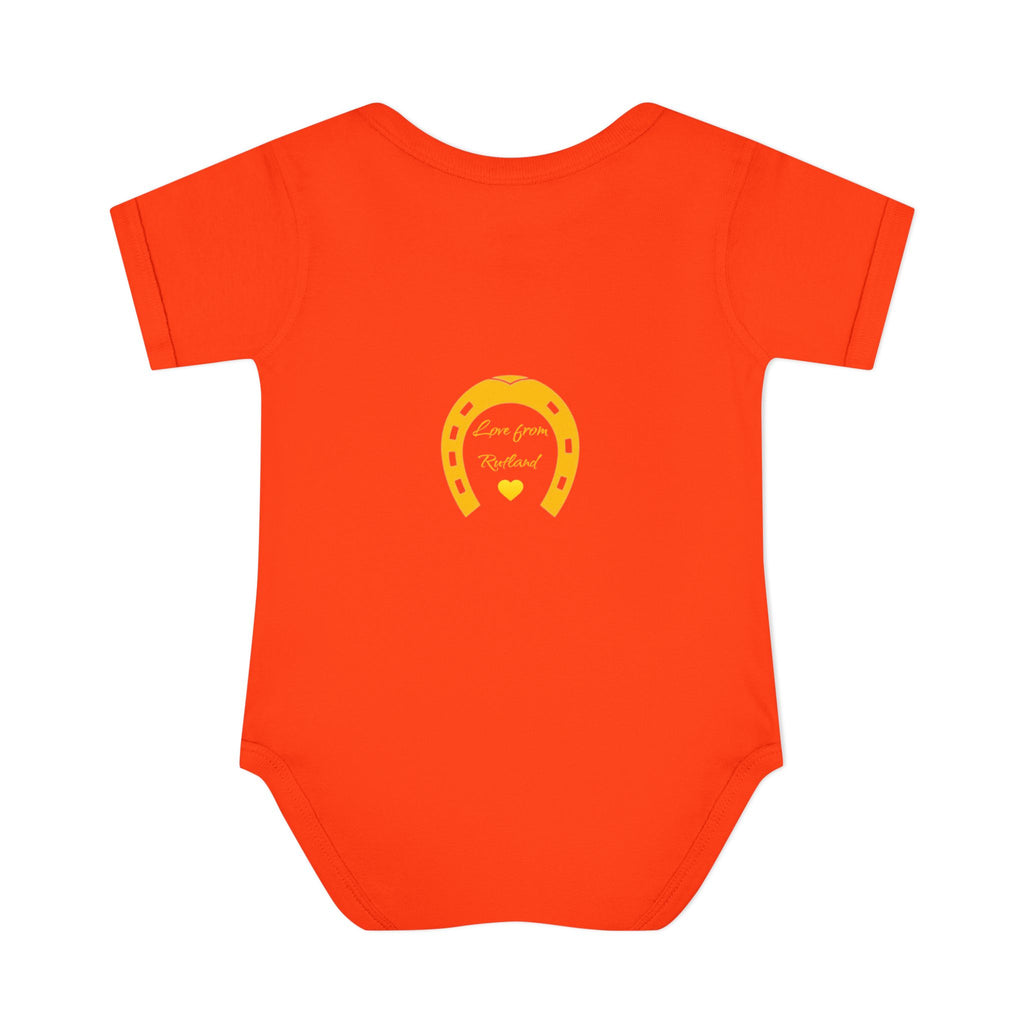 Heart & Horseshoe Bodysuit - Cute Gift for Newborns, Baby Shower, Birthday Outfit, Infants,