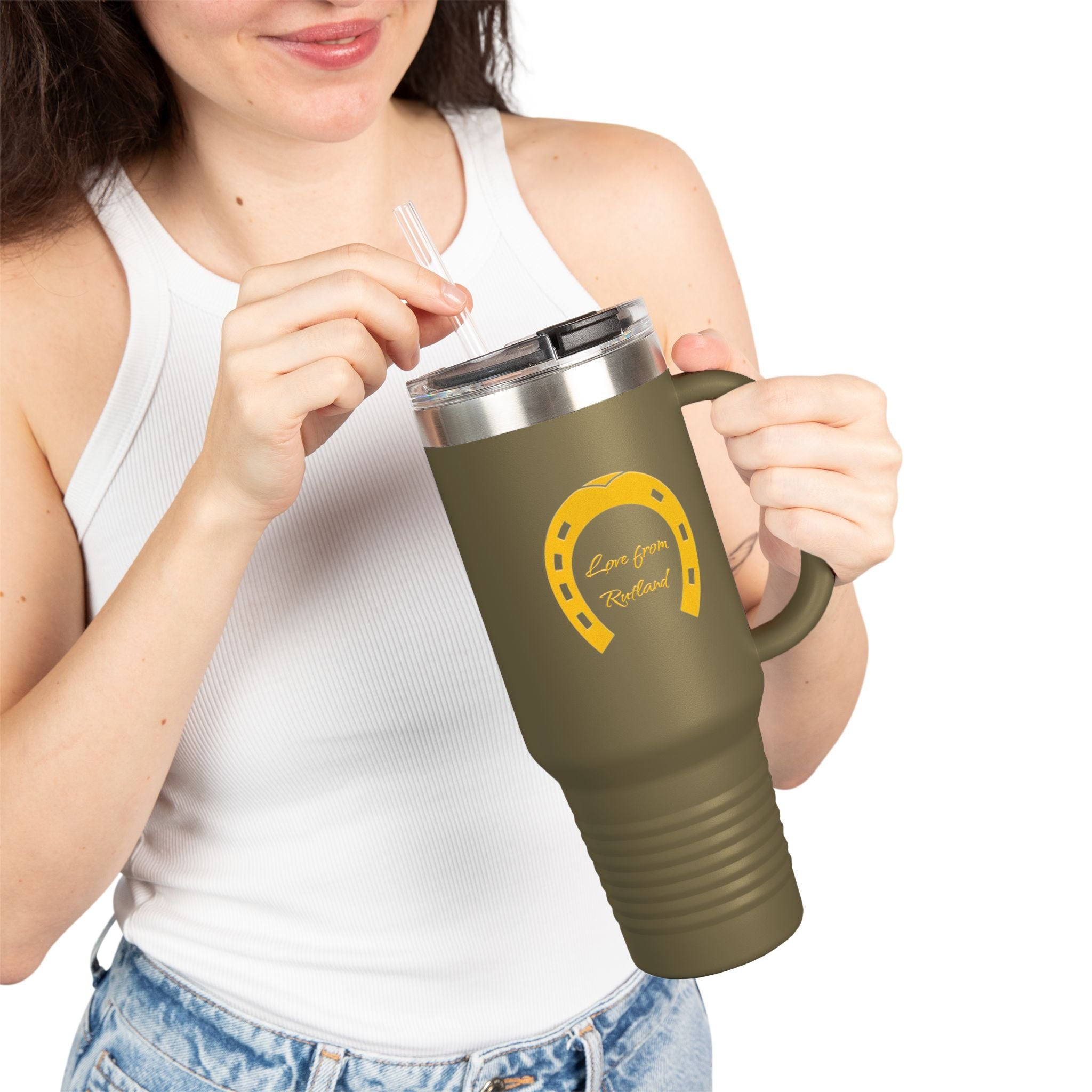 Classic Logo Insulated Travel Mug - Love from Rutland