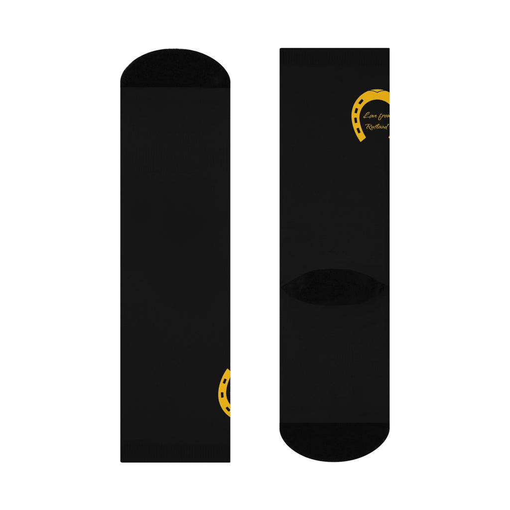 Classic Logo Custom Cushioned Crew Socks