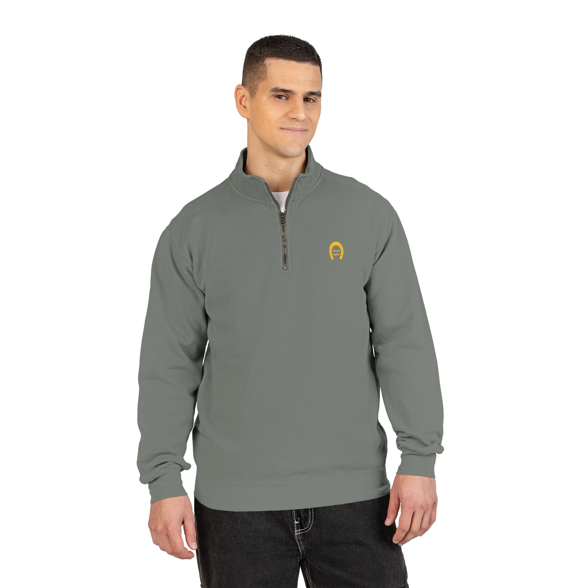 Classic Logo Quarter-Zip Sweatshirt