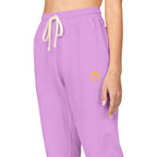 Classic Logo Cozy Garment-Dyed Sweatpants | Unisex Fleece Lounge Pants