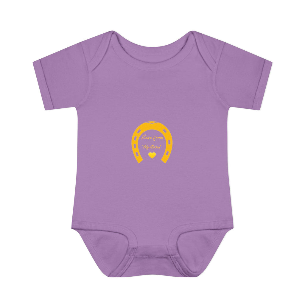 Heart & Horseshoe Bodysuit - Cute Gift for Newborns, Baby Shower, Birthday Outfit, Infants,