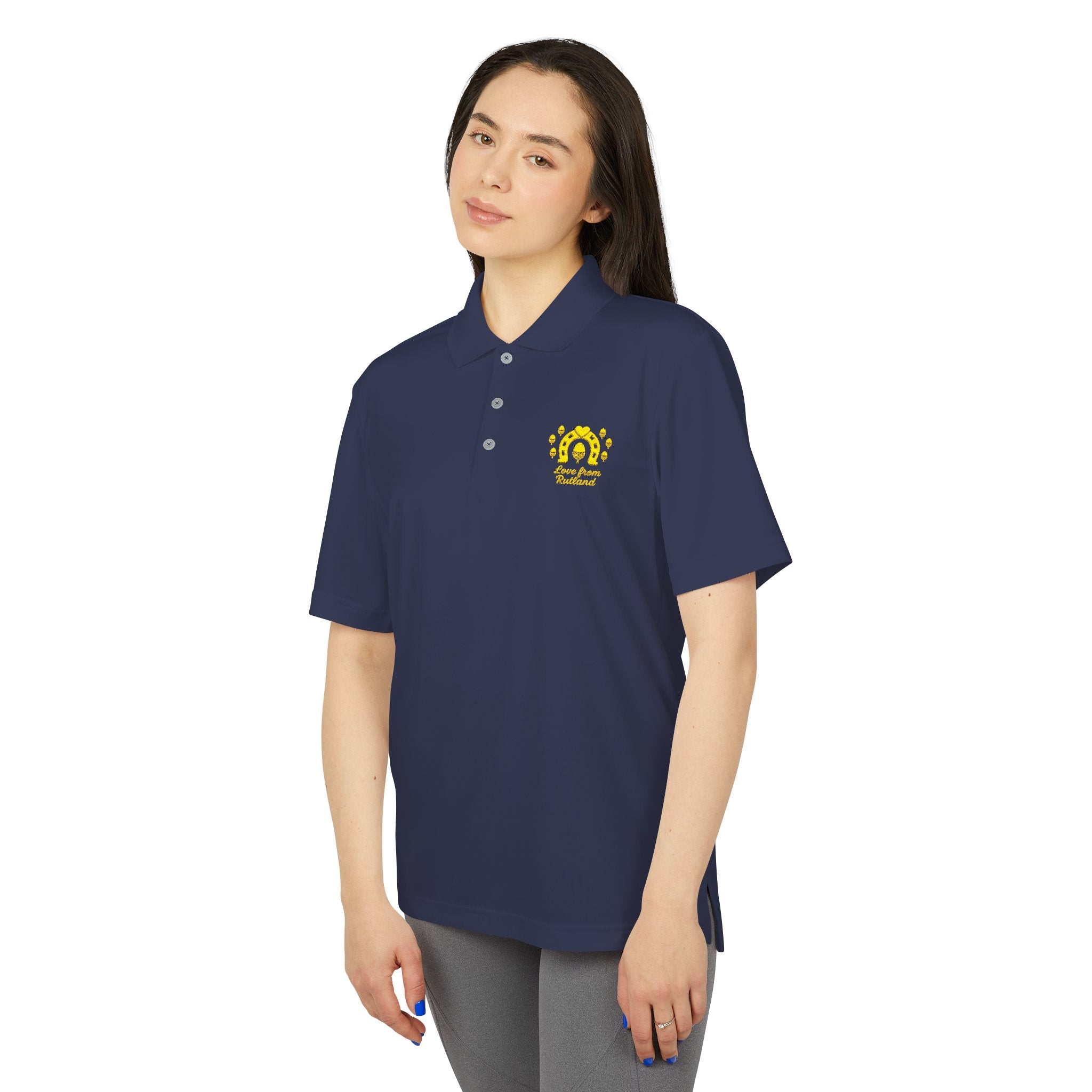Classic Logo Adidas Unisex Performance Polo
