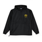 Classic Logo Champion Outdoor Anorak Jacket - Lightweight Rain Gear, Packable Windbreaker