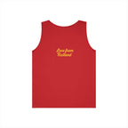 Sunshine Goddess Unisex Heavy Cotton Tank Top, Summer Style, Casual Wear, Beach Day Outfit, Gift for Her, Vacation Attire
