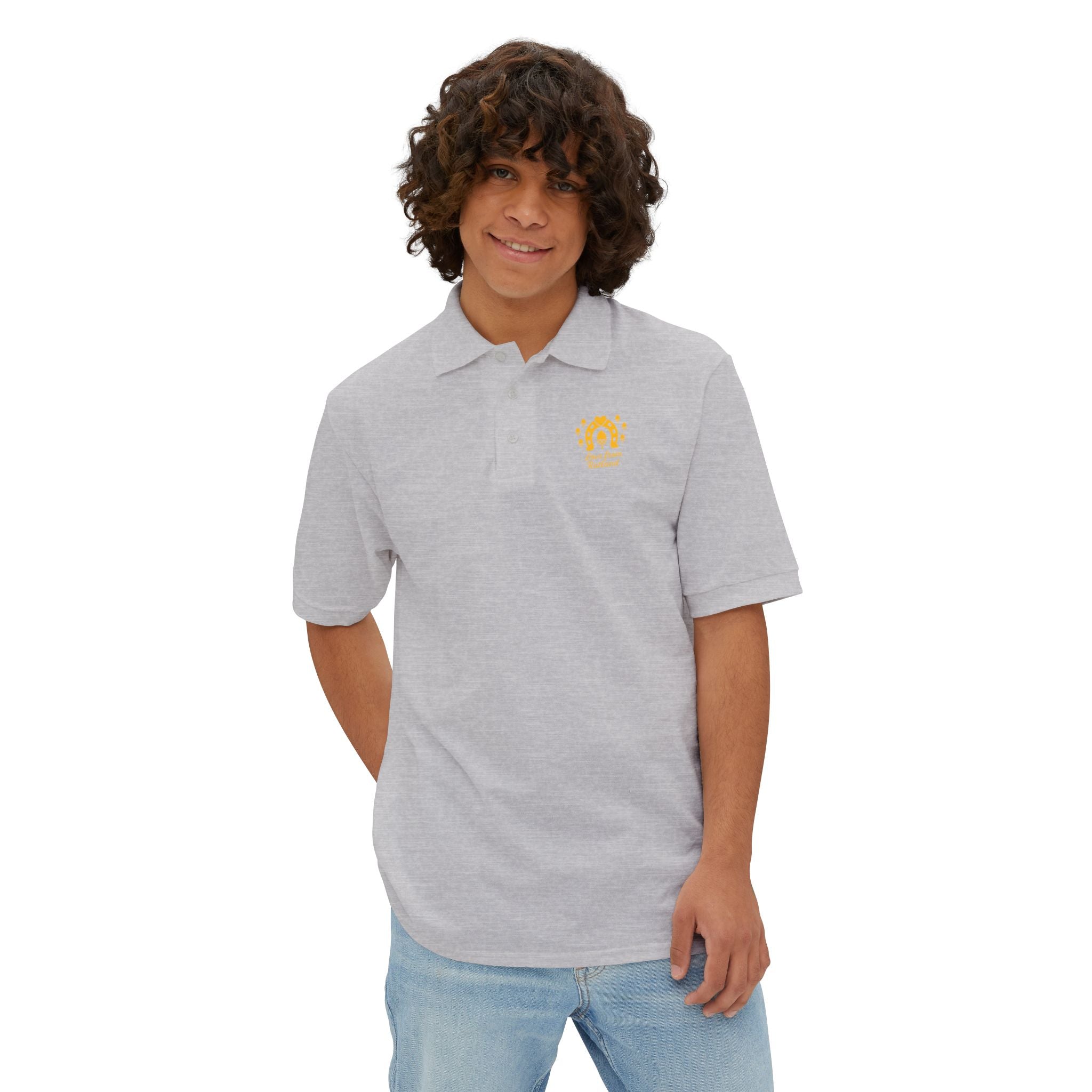 Stylish Men's Piqué Classic Logo Polo Shirt