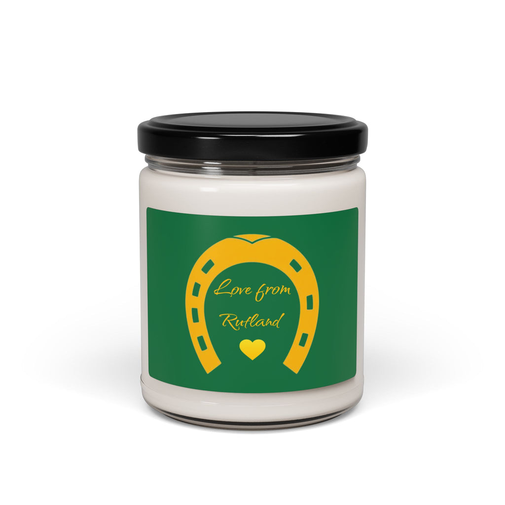 Heart & Horseshoe Scented Soy Candle — 9oz (Love from Rutland)