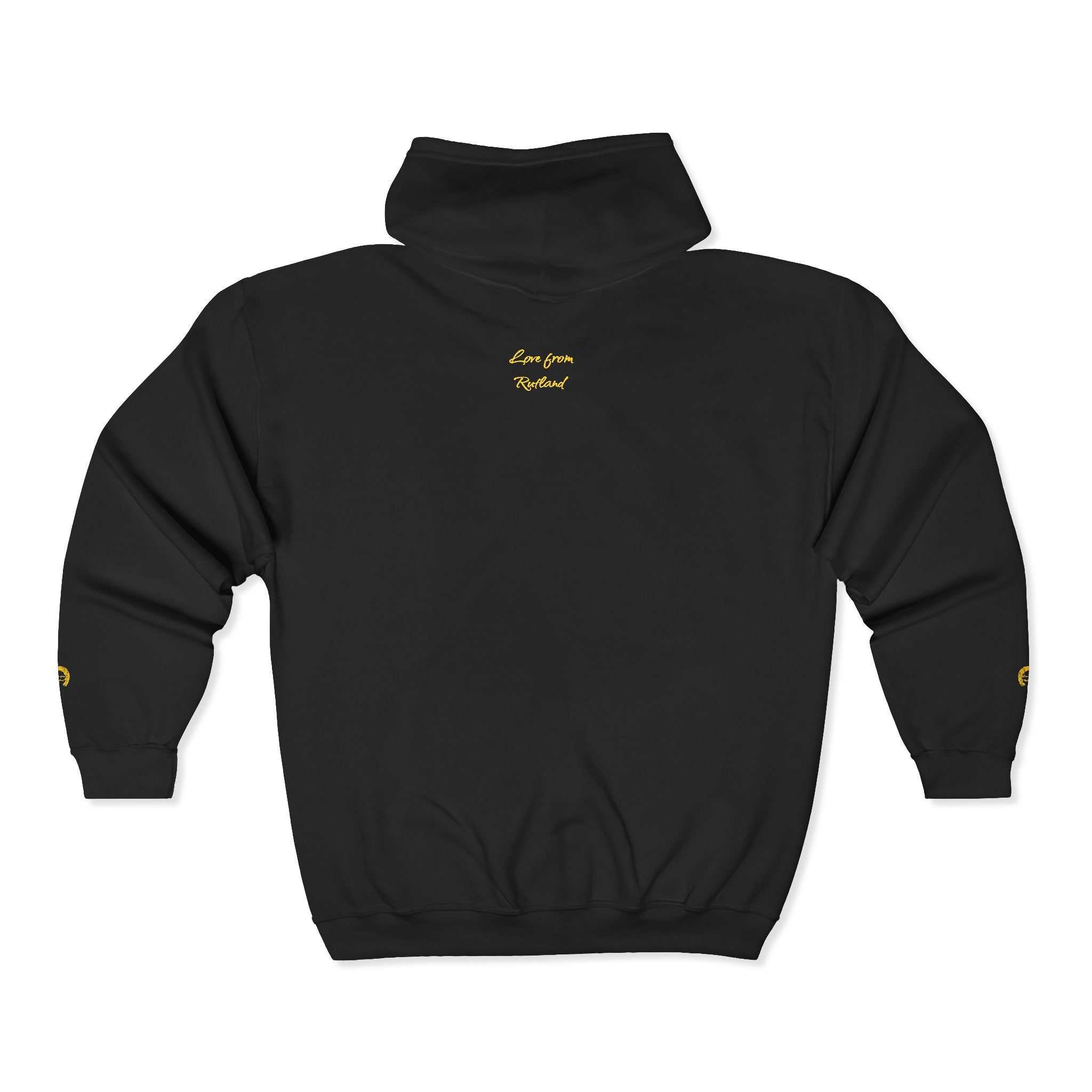 Classic Logo Embroidered Full Zip Hoodie — Love from Rutland