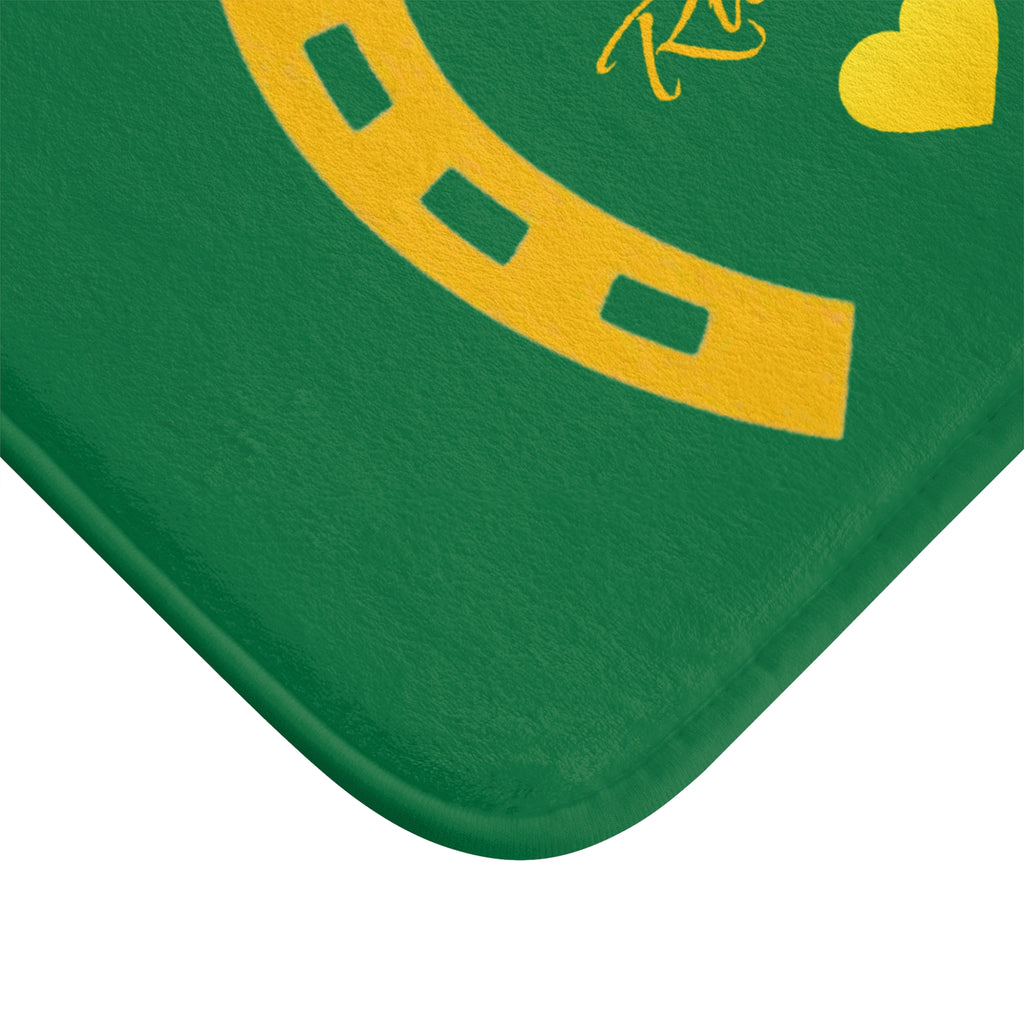 Heart & Horseshoe Bath Mat