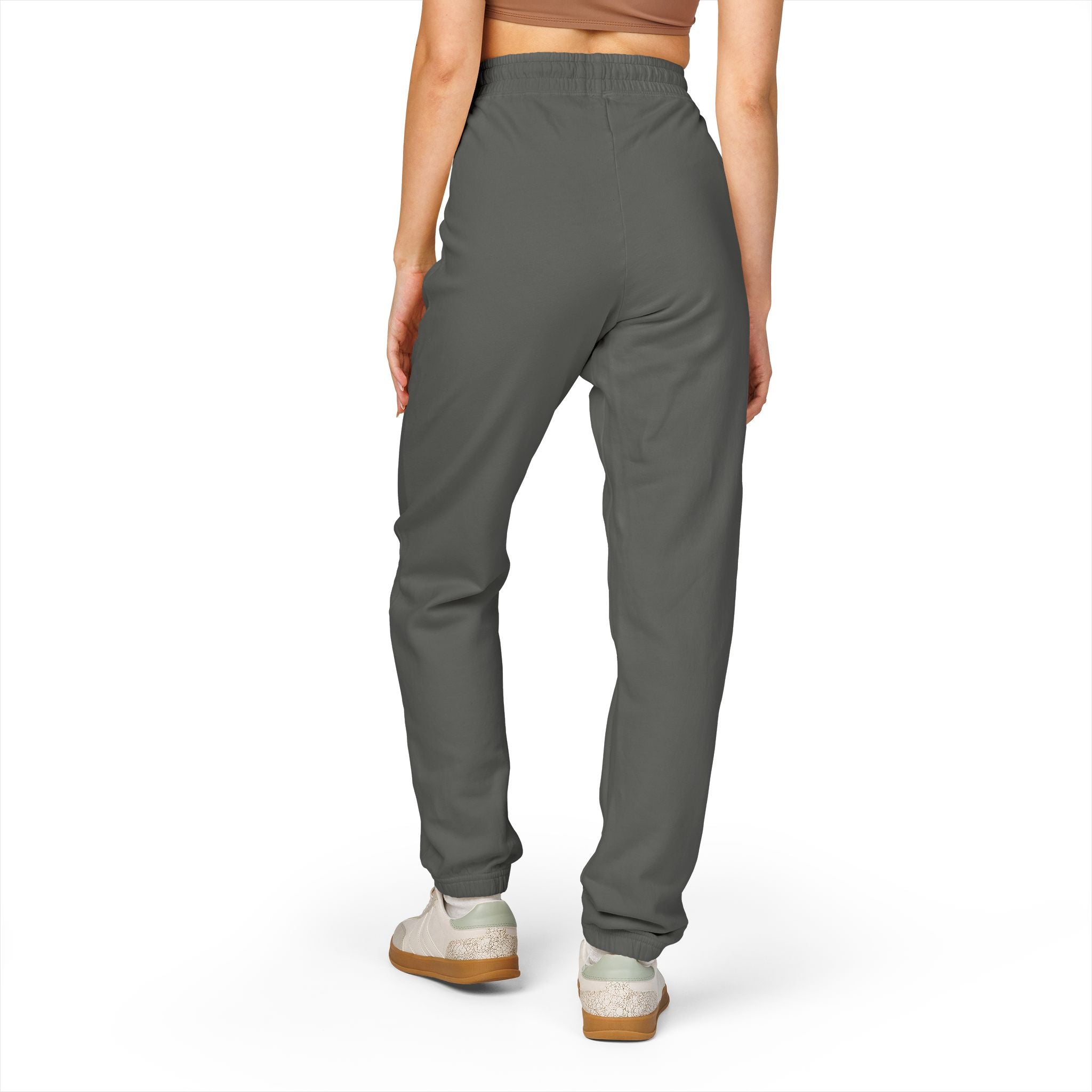 Classic Logo Cozy Garment-Dyed Sweatpants | Unisex Fleece Lounge Pants