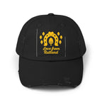 Trendy Distressed Cap with Classic Logo Design
